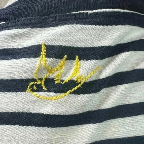 CAbi Aviation Tee 2022 - Blue White Striped Size S - Picture 6 of 9